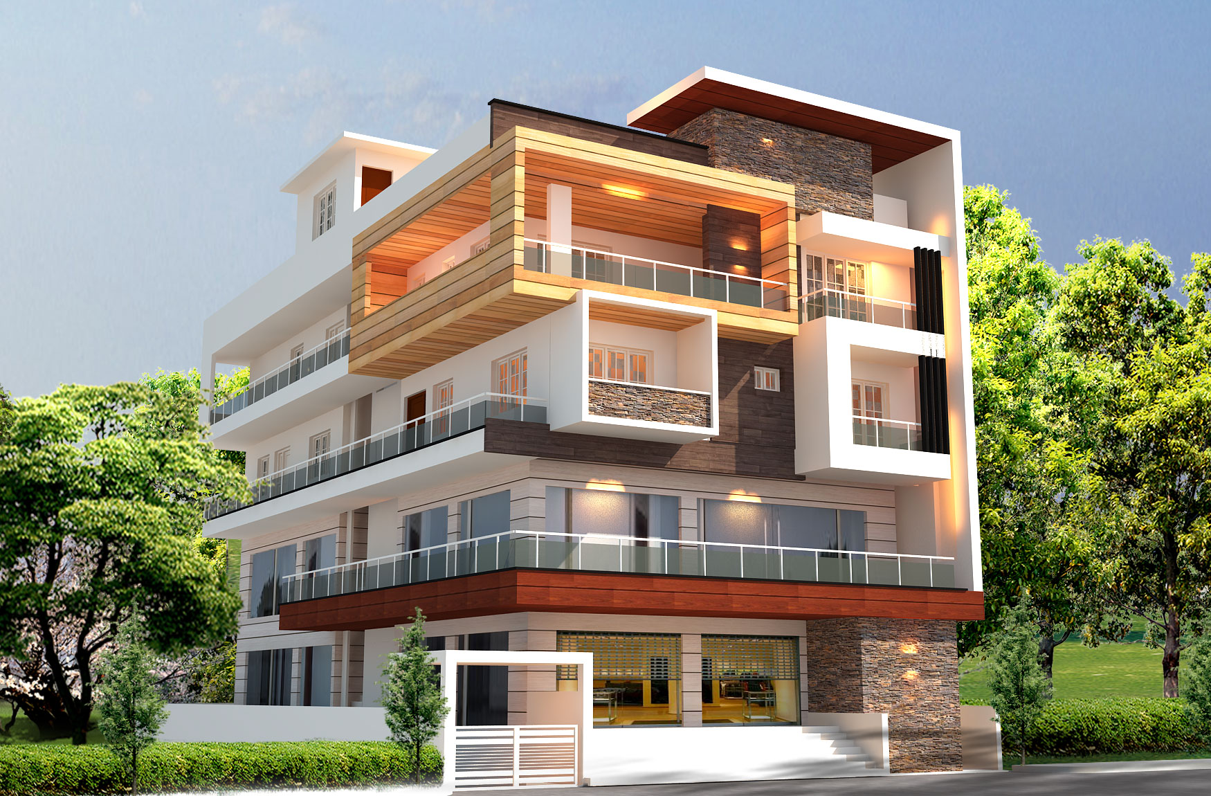 Commercial cum Residential Building Construction in Srirampura, Mysore